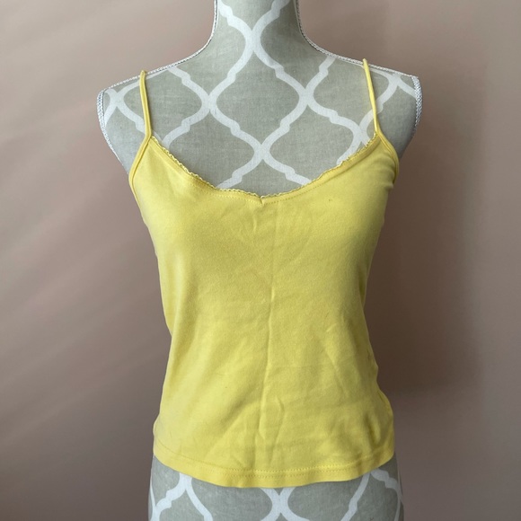 Vintage 90s brandy Melville style yellow tank - Picture 1 of 3